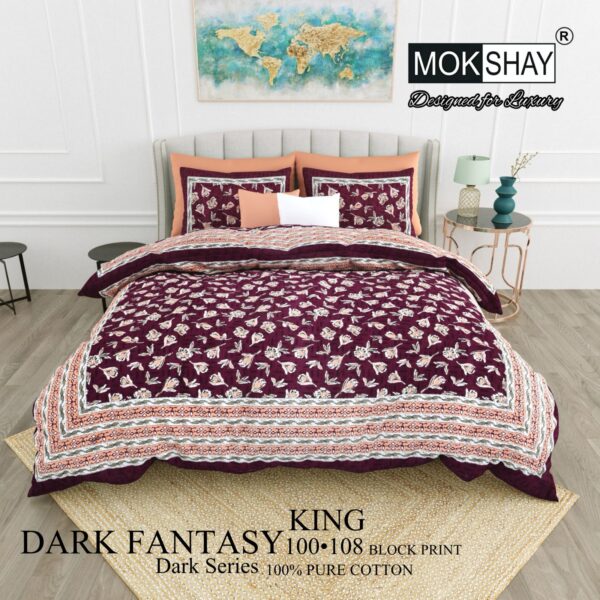 King Size Double Pure Cotton Bedsheet